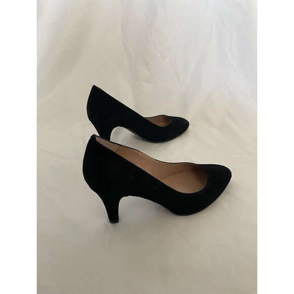 NEW Tahari  Women's  Mid Heels Velvet Black  Round Toe Size 8 M - Picture 6 of 14